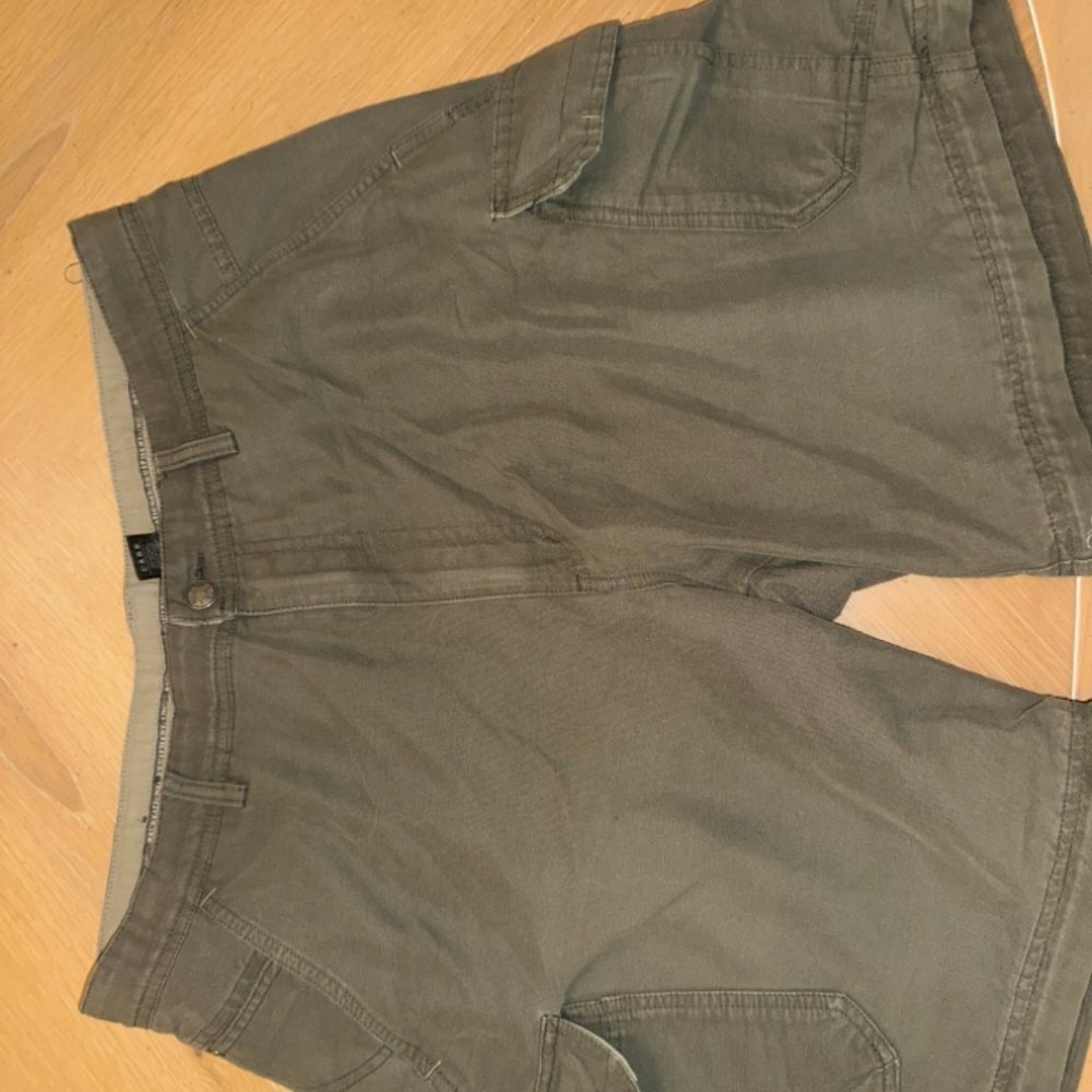 REÍ mens 36 Olive‎ shorts EUC